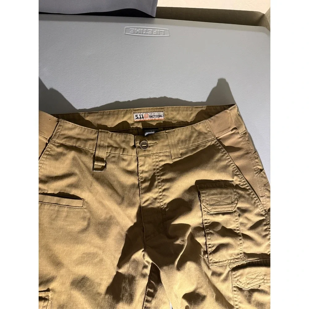 5.11 Tactical Stryke Pants Mens 32x31 Khaki Tan Flex-Tac Ripstop Cargo 74512-134